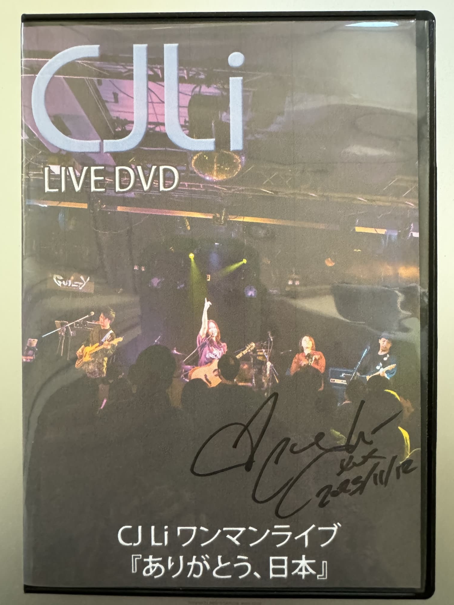 CJ Li ワンマンライブ『ありがとう日本』のLIVE DVD